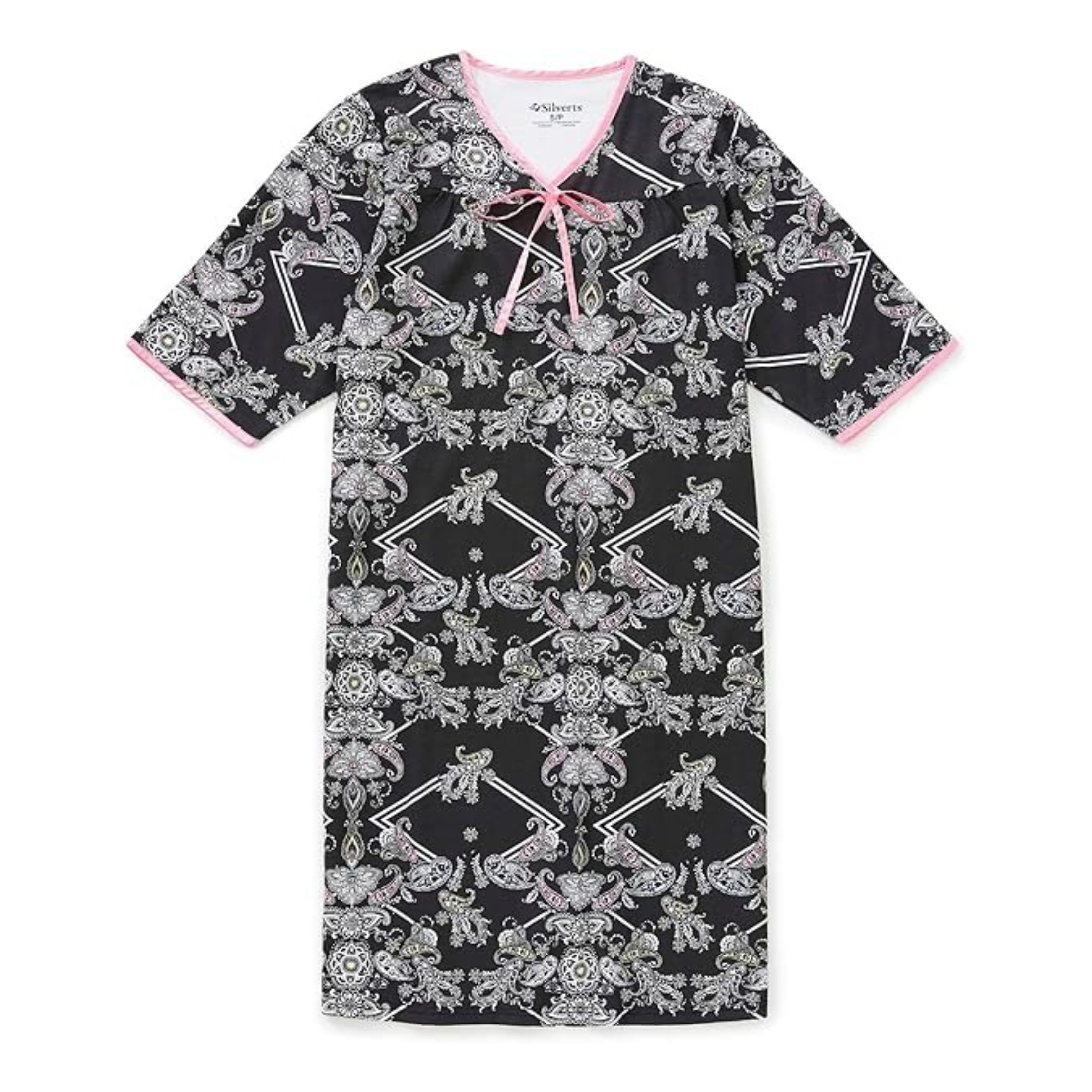 Silverts Soft Womens Hospital Gowns Perfect Paisley