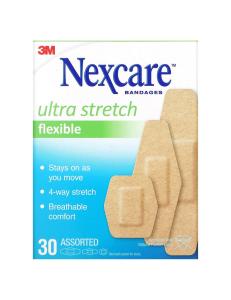 Nexcare Soft 'n Flex Bandages, Natural Feel, Assorted
