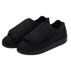 Silverts Slippers - Black, Size 9 / 2X-Wide