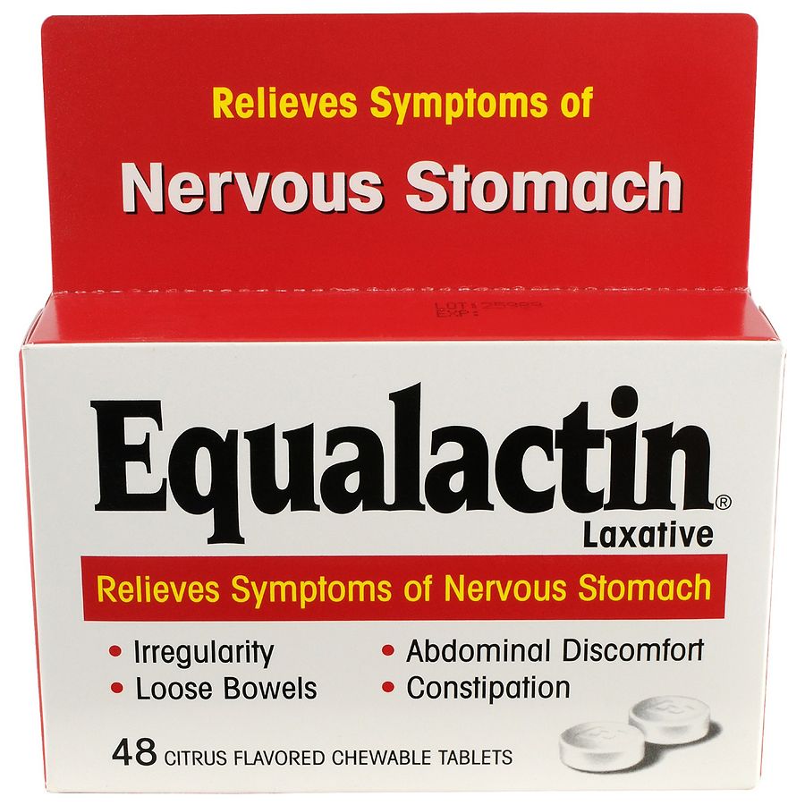 Equalactin Laxative Chewable Tablets, Citrus