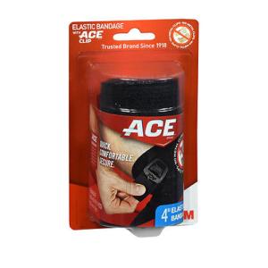 ACE 3M, Black Elastic Bandage, 4