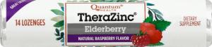 Quantum Health Thera Zinc Elderberry Raspberry Lozenges
