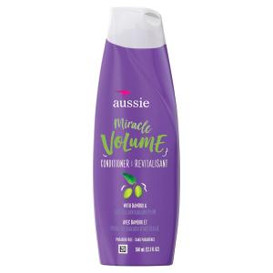 Aussie Paraben-Free Miracle Volume Conditioner W/ Plum & Bamboo For Fine Hair, 12.1 Fl Oz
