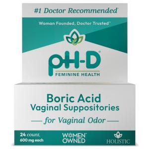 Ph - D pH-D Feminine Health Boric Acid Vaginal Suppositories