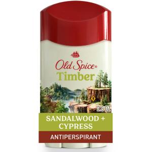 Old Spice Men's Timber With Sandalwood Antiperspirant Deodorant - 2.6oz