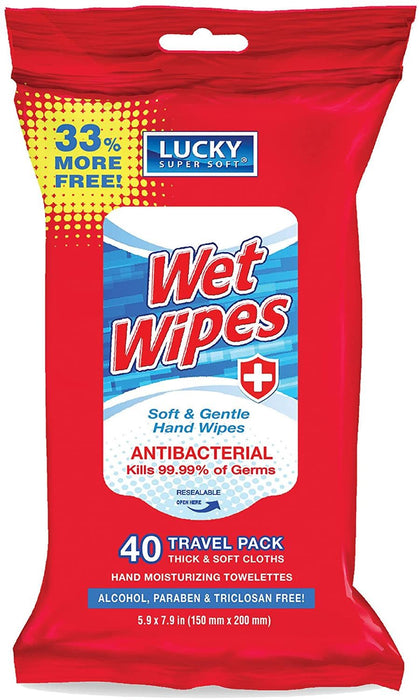 Lucky Soft & Gentle Antibacterial Wet Wipes