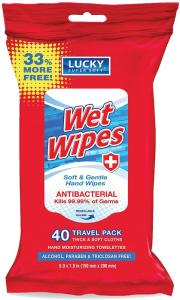 Lucky Soft & Gentle Antibacterial Wet Wipes