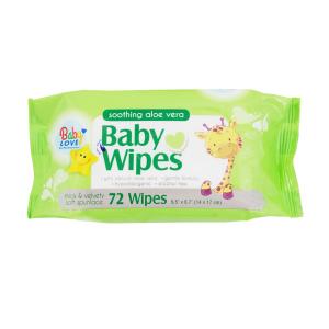 Baby Love Wipes, Soothing Aloe Vera