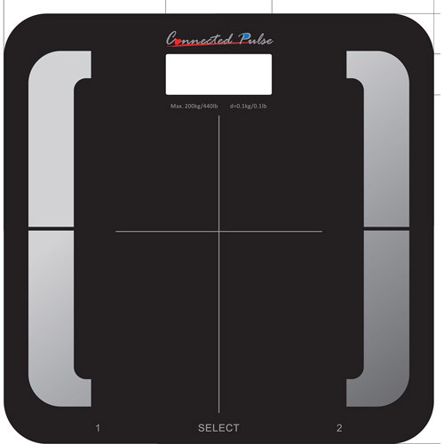 ConnectedPulse Wi-Fi Body Weight, BMI And Body Composition Scale, 6 Pound