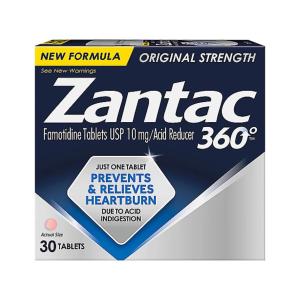 Zantac 360 Degrees Tablets 10 Mg Original Strength Acid Reducer