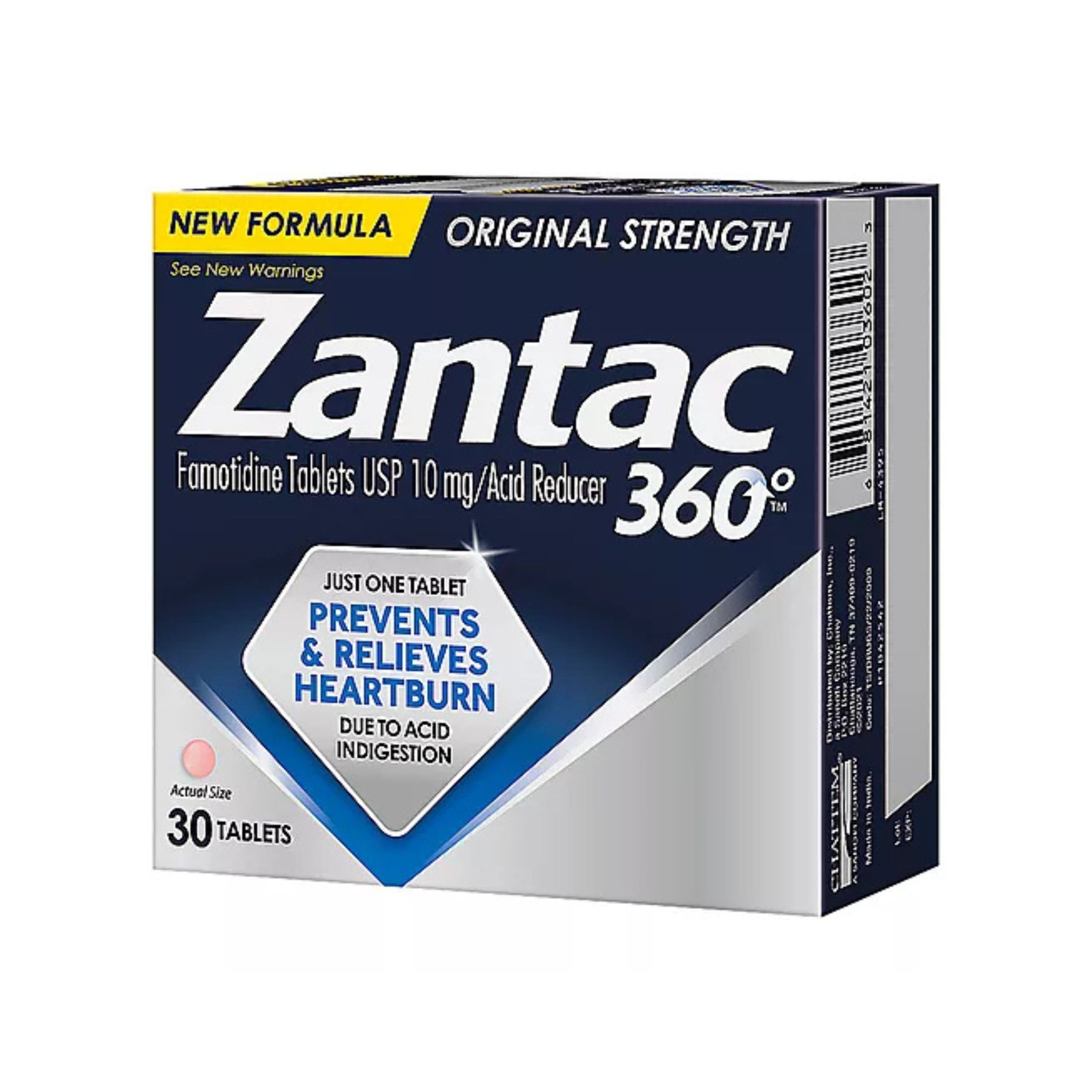 Zantac 360 Degrees Tablets 10 Mg Original Strength Acid Reducer