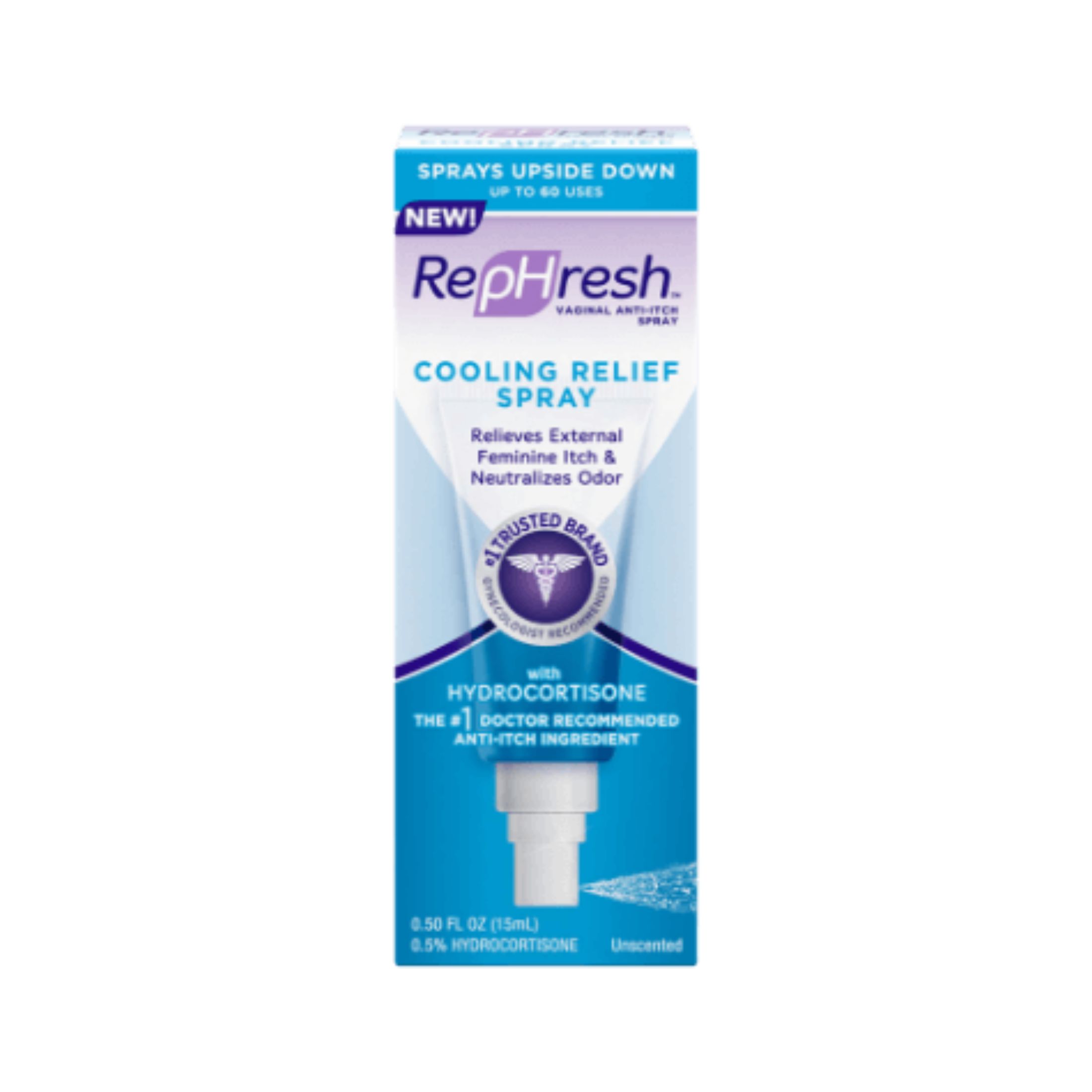 RepHresh Vaginal Anti-itch Cooling Relief Spray 0.5oz