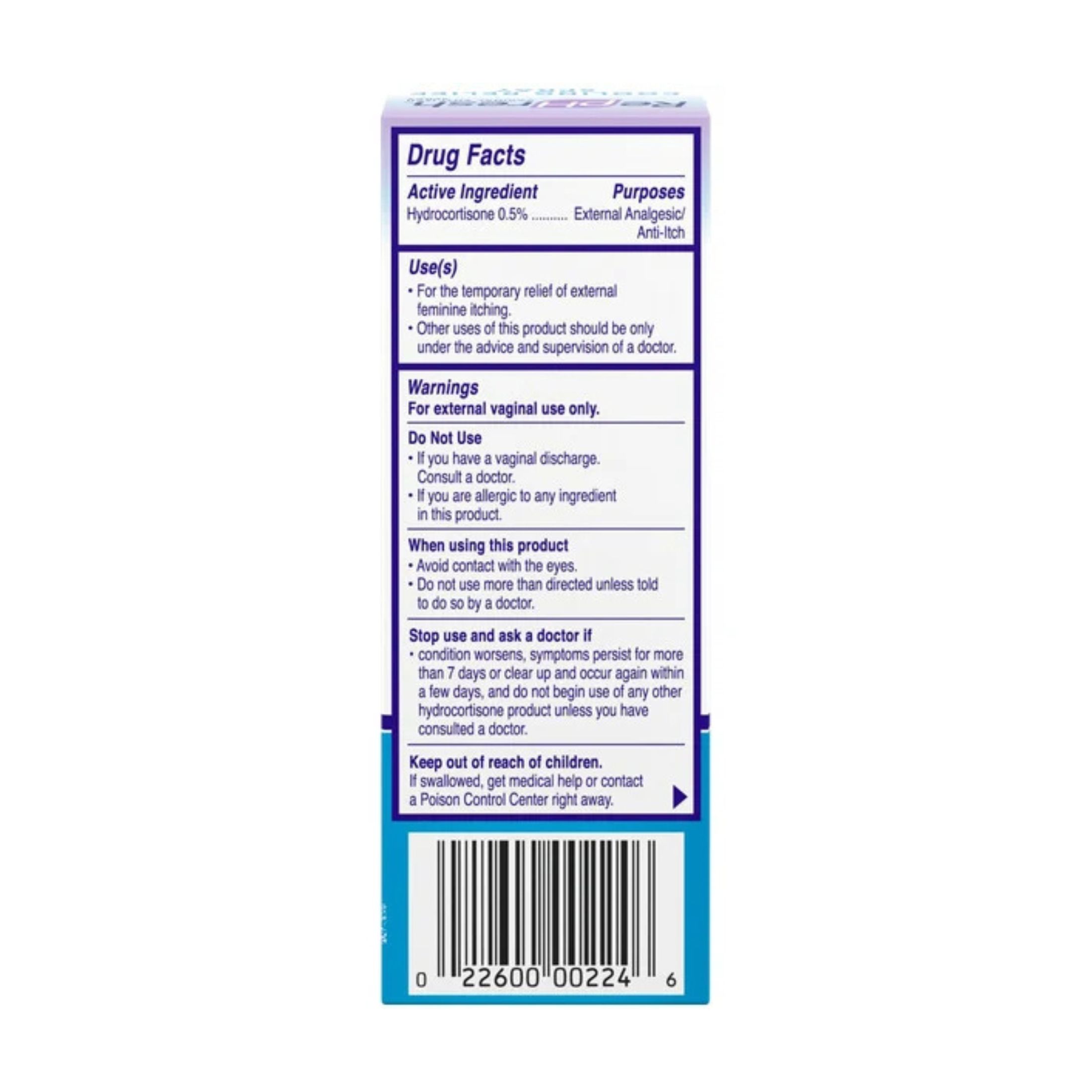 RepHresh Vaginal Anti-itch Cooling Relief Spray 0.5oz