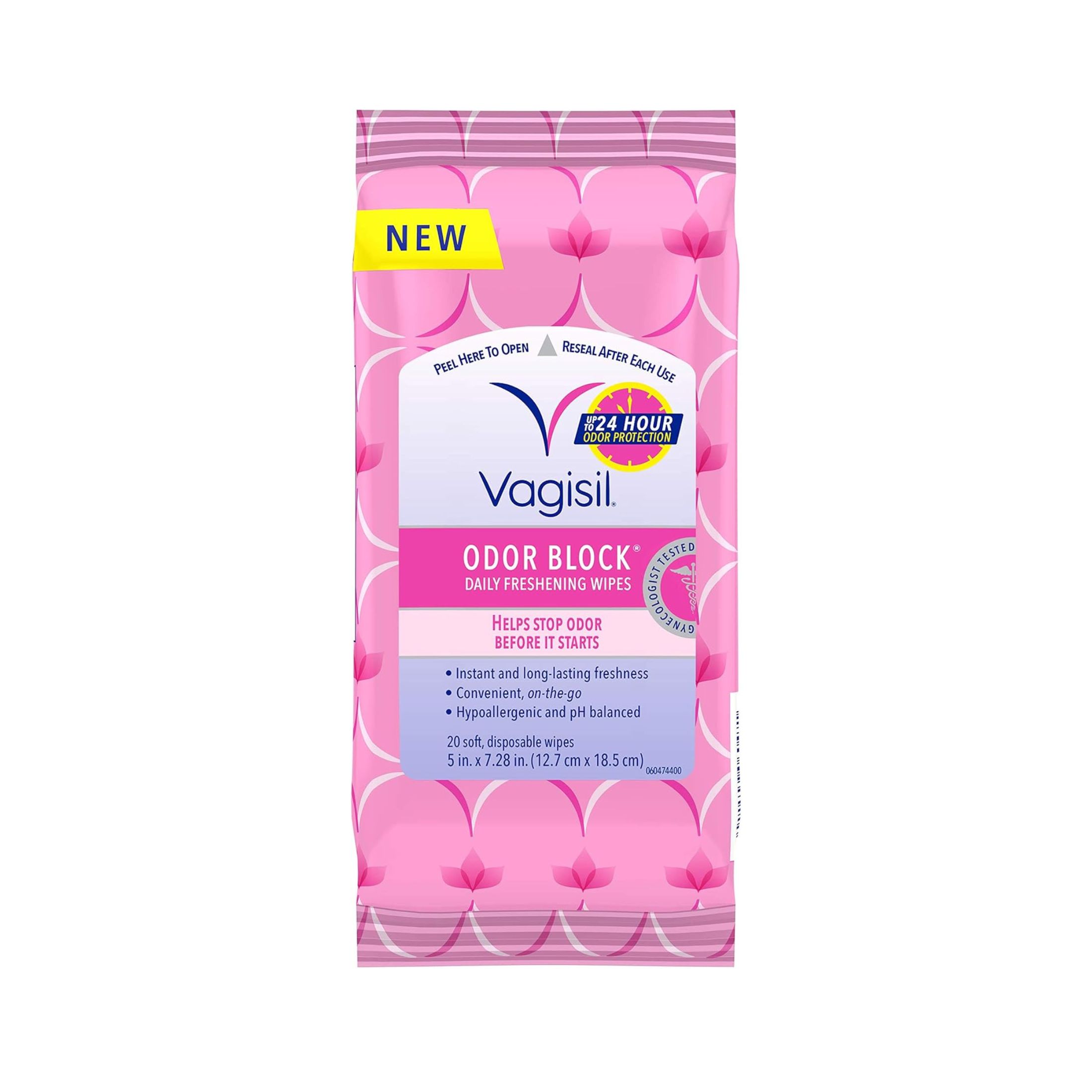 Vagisil Odor Block Daily Freshening Wipes - 20ct