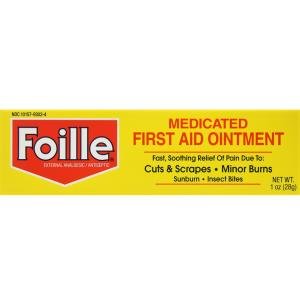 Foille First Aid Ointment, Medicated, 1 Oz