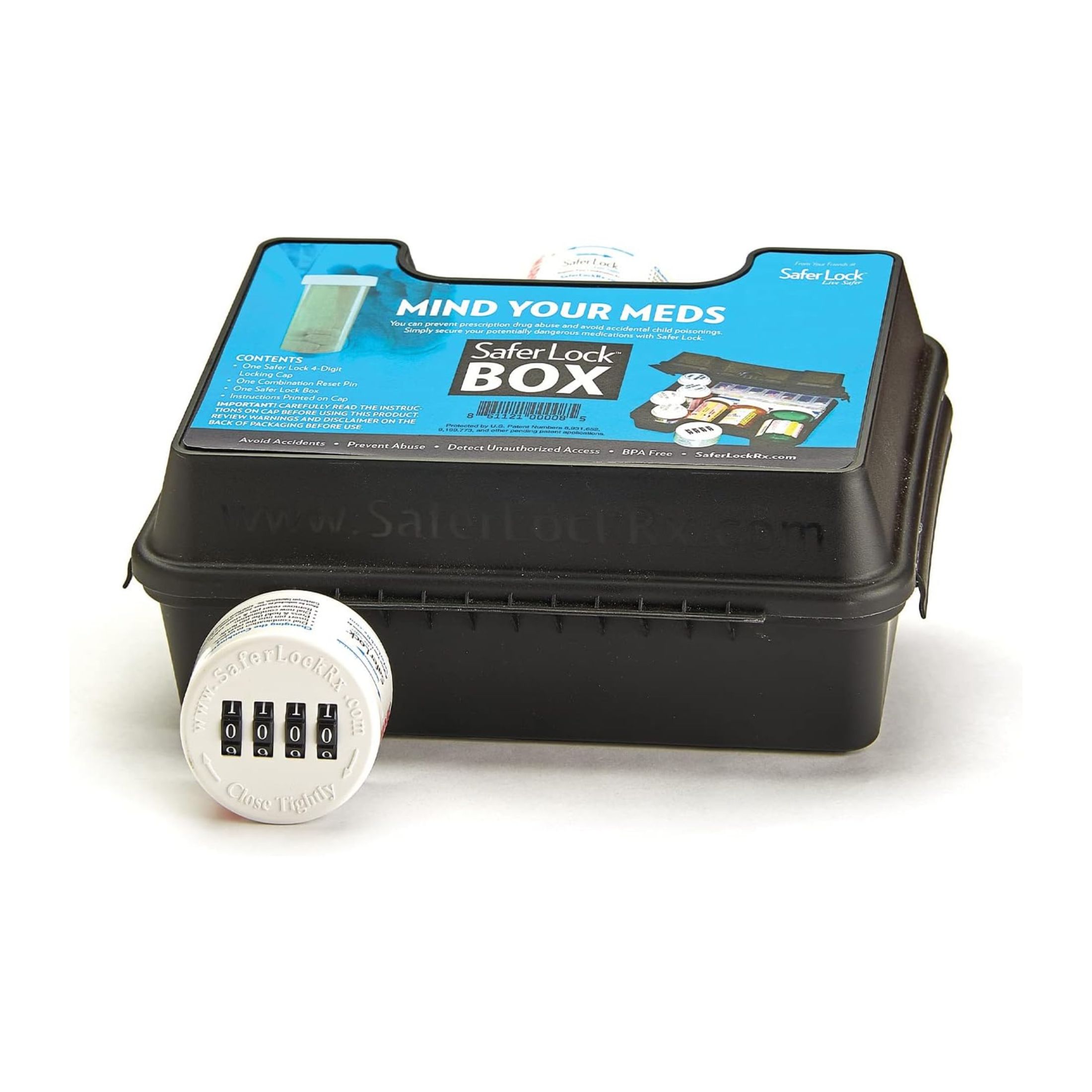 Safer Lock Medication Box