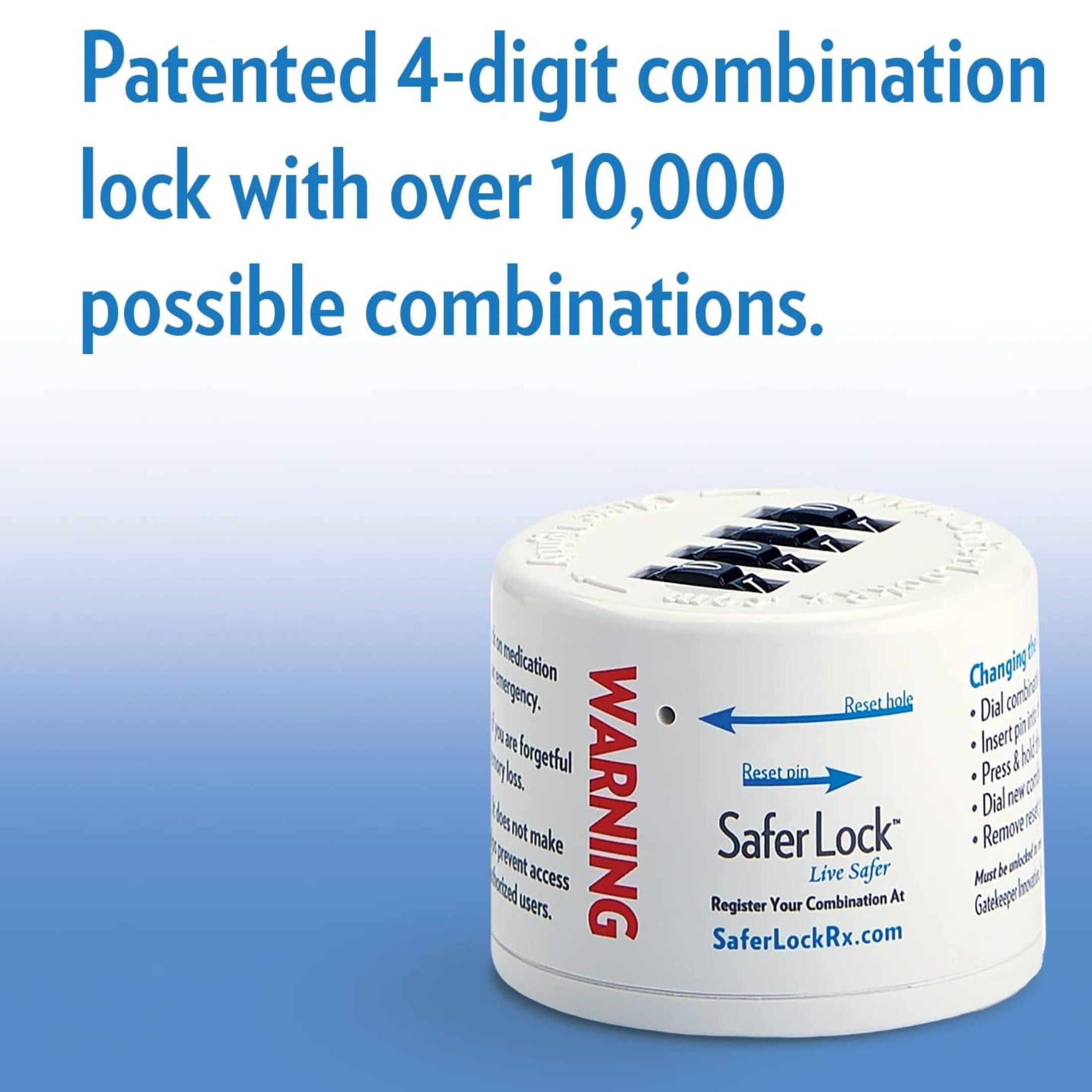 Safer Lock Medication Box