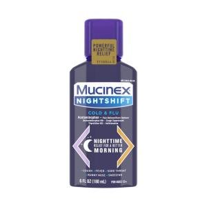 Mucinex Fast Max NightShift Cold/Flu AIO 6 Oz