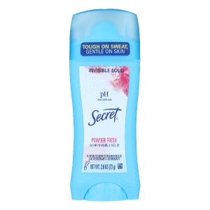 Secret Invisible Solid Ph Balanced Powder Fresh Antiperspirant & Deodorant