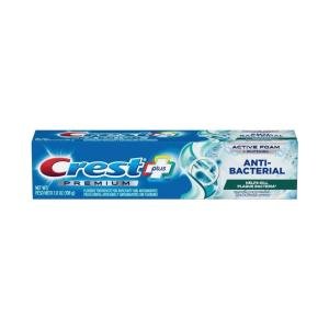 Crest Premium Plus Anti-Bacterial Smooth Peppermint Toothpaste - 7oz