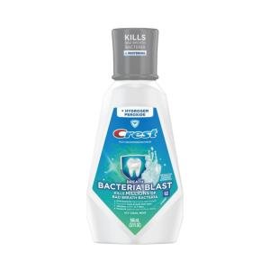 Crest Mouthwash, Breath Bacteria Blast, Icy Cool Mint