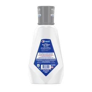Crest Mouthwash, Breath Bacteria Blast, Icy Cool Mint