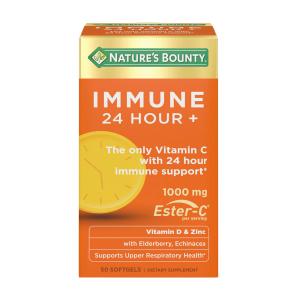 Nature's Bounty Immune 24 Hour+, 1000 Mg, Softgels