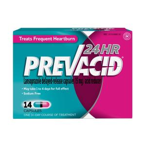 Prevacid 24HR Lansoprazole Acid Reducer 15 Mg Capsules