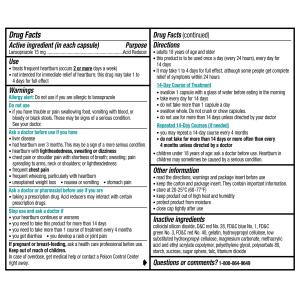 Prevacid 24HR Lansoprazole Acid Reducer 15 Mg Capsules