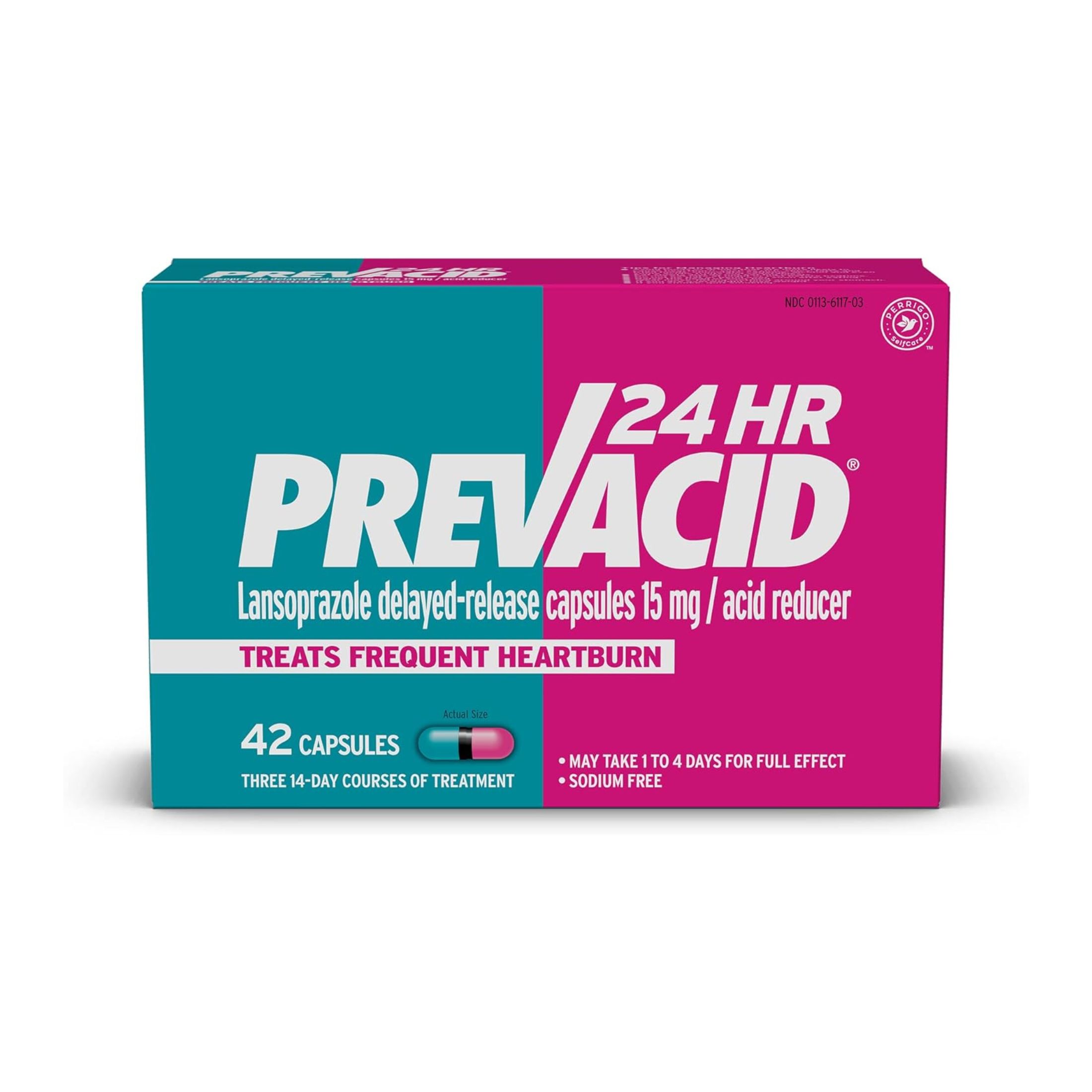Prevacid 15 Mg 24 Hour Lansoprazole 14 Capsules