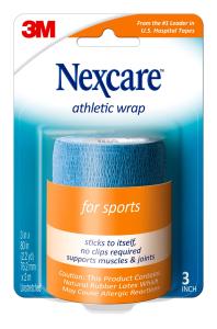 Nexcare Athletic Wrap Blue Tape, 3