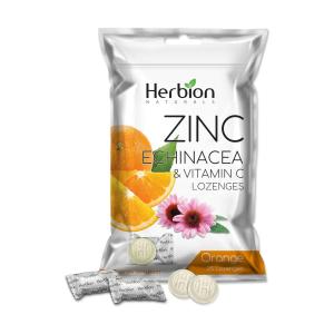 Herbion Naturals Zinc Echinacea Vitamin C Lozenges - Orange - 25ct