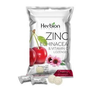 Herbion Naturals Zinc, Echinacea & Vitamin C Lozenges With Natural Cherry Flavor