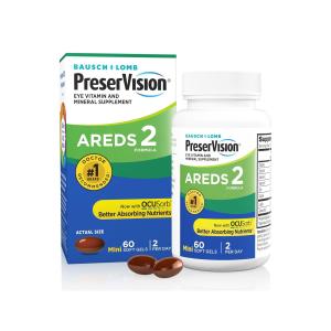 Preservision Bausch + Lomb Eye Vitamin & Mineral Supplement AREDS 2 Formula