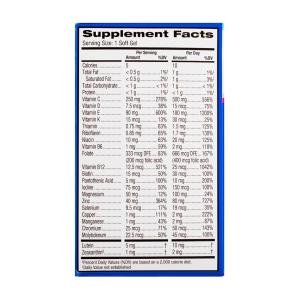 Preservision Bausch + Lomb Eye Vitamin & Mineral Supplement AREDS 2 Formula