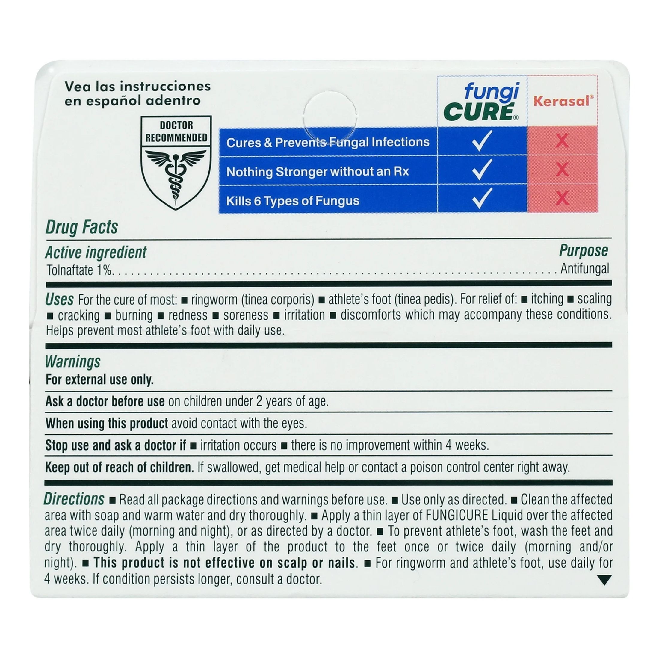 Fungicure Nothing Stronger Anti Fungal Liquid 1 Fl Oz