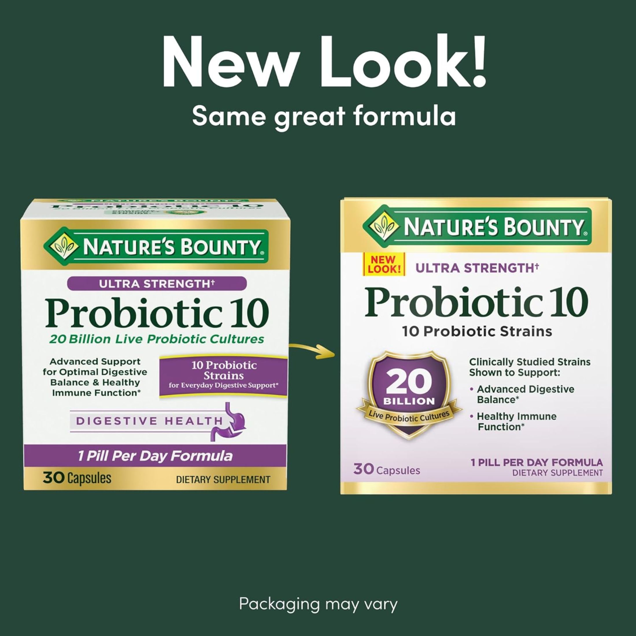 Nature's Bounty Probiotic 10, Ultra Strength, Capsules