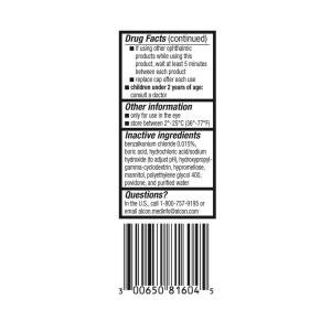 Pataday Alcon Once Daily Eye Allergy Itch Relief, Extra Strength - 2.5 Ml