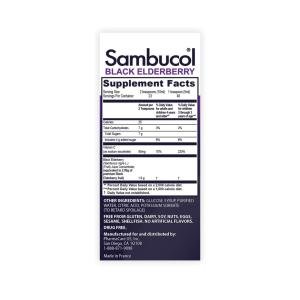 Sambucol Black Elderberry Original Formula Dietary Supplement Syrup, 7.8 Fl Oz