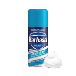 Barbasol Thick & Rich Pacific Rush Shaving Cream 7 Oz