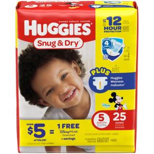 Huggies Snug & Dry Diapers, Disney Baby, 5
