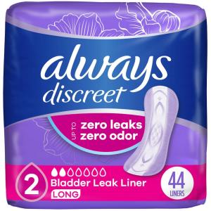 Always Discreet Very Light Absorbency Long Length Incontinence Liners