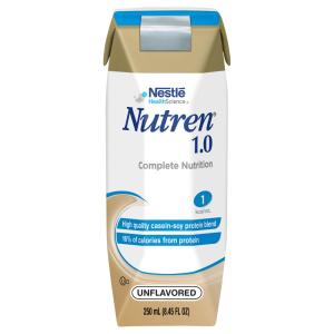 Nutren Nestle 1.0 Tube Feeding Formula Unflavored 8.45 Oz Carton