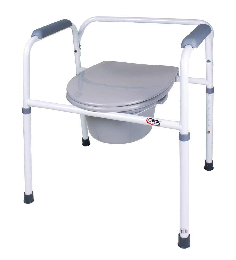 Carex Bedside Steel Commode