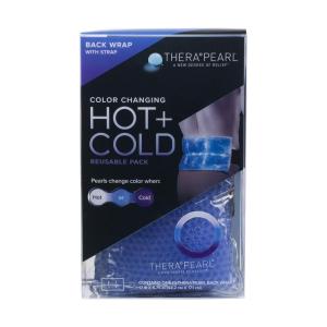 TheraPearl Back Wrap, Reusable Hot Cold Therapy Pack With Gel Beads