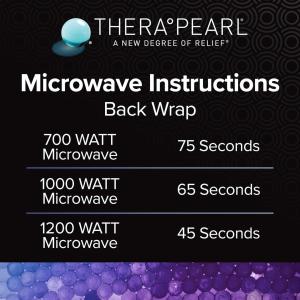 TheraPearl Back Wrap, Reusable Hot Cold Therapy Pack With Gel Beads