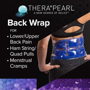 TheraPearl Back Wrap, Reusable Hot Cold Therapy Pack With Gel Beads