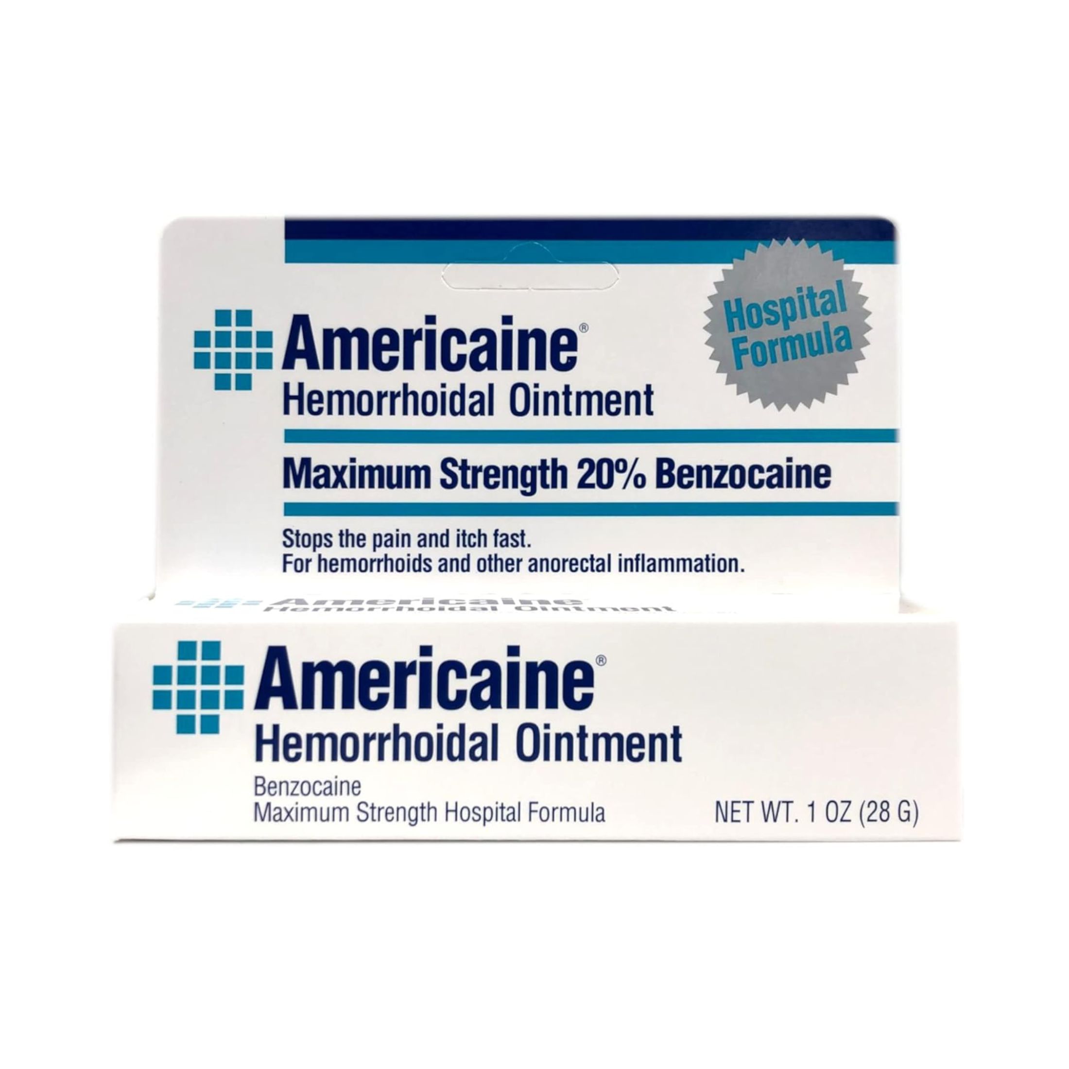 Americaine Hemorrhoidal Ointment, Maximum Strength, Hospital Formula - 1 Oz