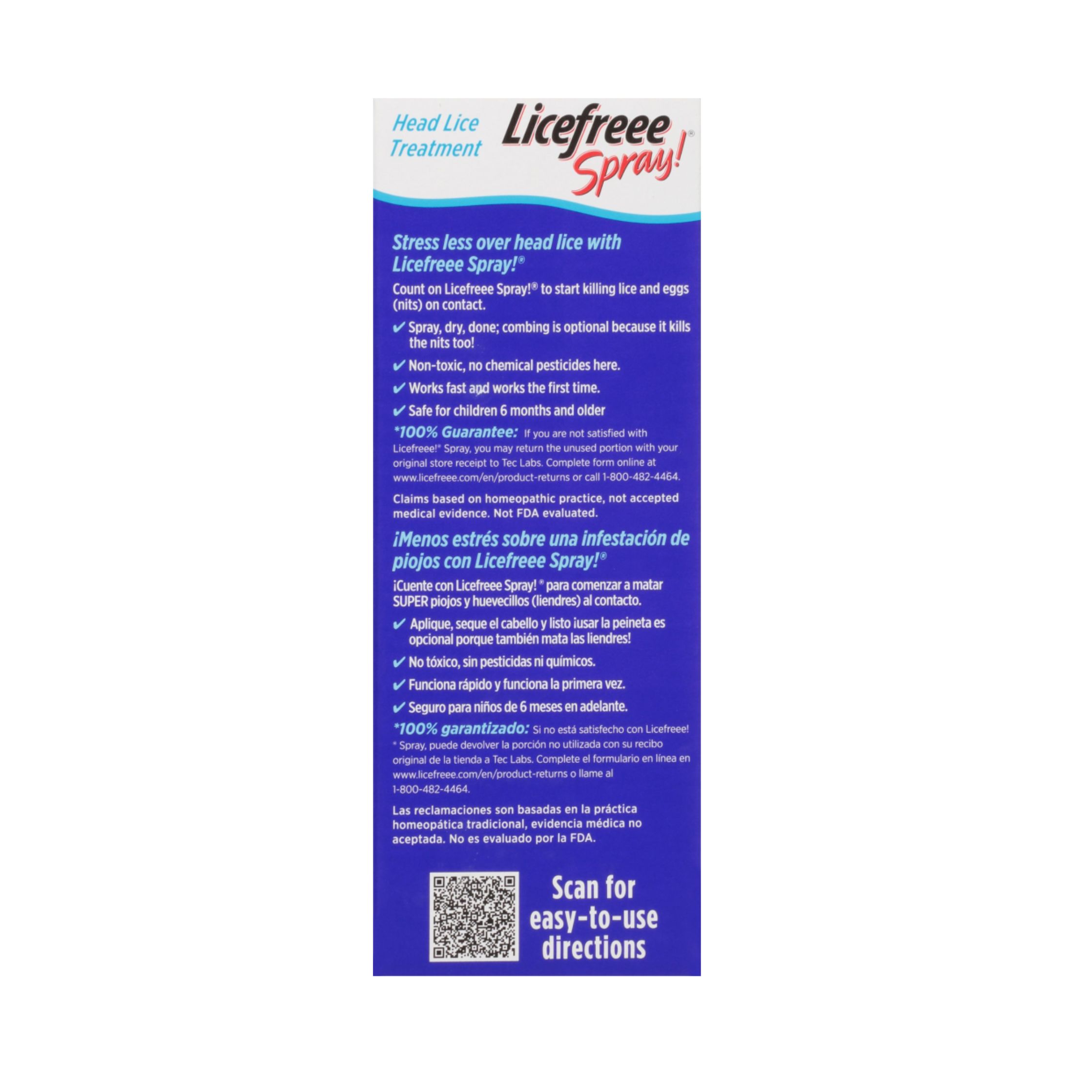 Licefreee! Spray Instant Head Treatment 6 Fl Oz