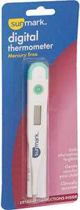 Sunmark Digital Thermometer, Mercury Free